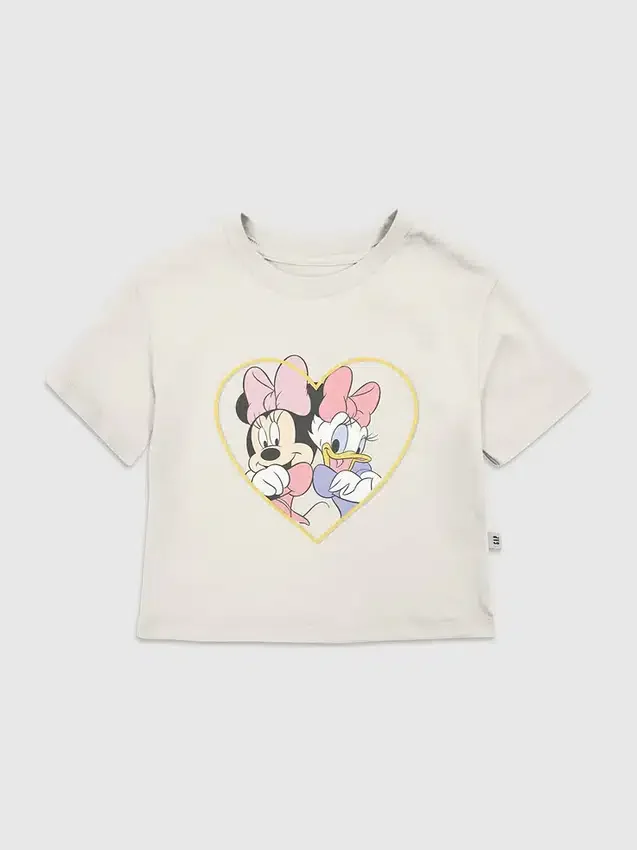 T-shirt med tryck för småbarn: Minnie och Daisy – bästa vänner