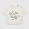 T-shirt med tryck för småbarn: Planets Jumble