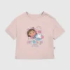 T-shirt med tryck ”Hey Gabby” från Gabbys Dollhouse för småbarn