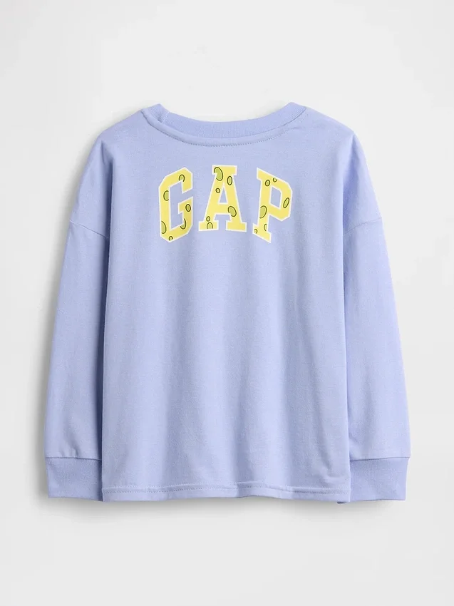 T-shirt med tryck och logotyp för Baby & Småbarn – Spongebob Squarepants