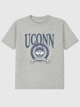 T-shirt med UConn Laurel Crest-motiv