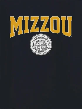 T-shirt med University of Missouris universitetsvapen