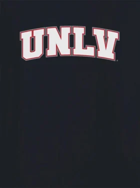 T-shirt med University of Nevada Las Vegas Arch Logo som sekundär grafik