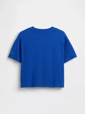 T-shirt med överdimensionerat tryck för småbarn – Super Mario