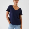 T-shirts i ekologisk bomull med V-ringning
