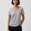 T-shirts i ekologisk bomull med V-ringning
