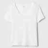 T-shirts i ekologisk bomull med V-ringning