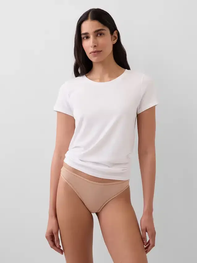 Tanga i ekologisk stretchbomull