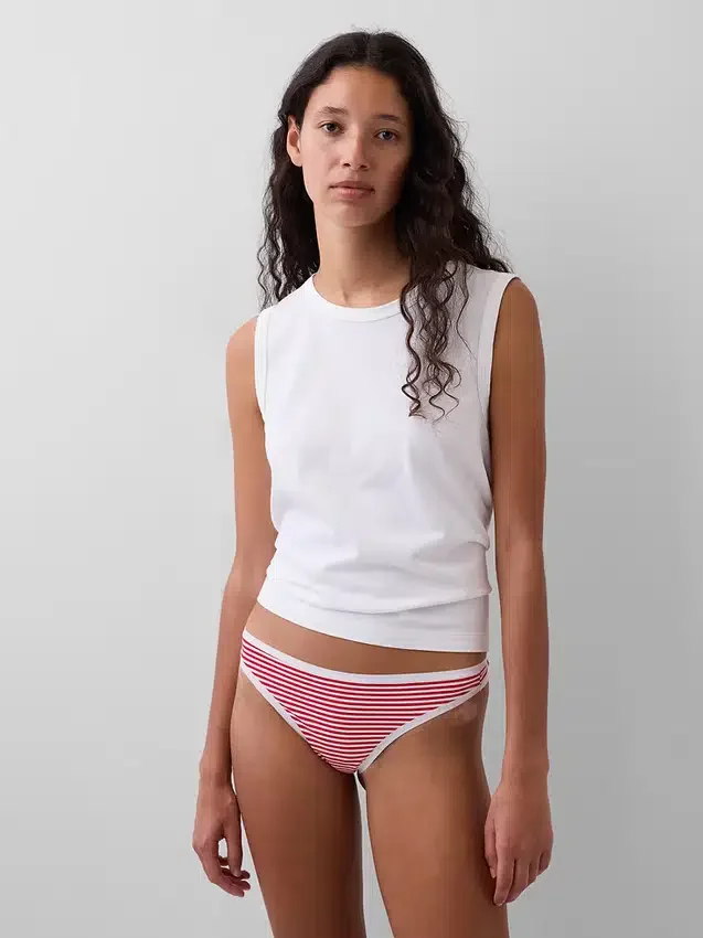 Tanga i ekologisk stretchbomull (3-pack)