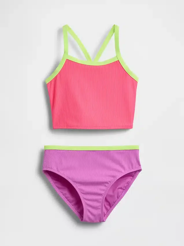 Tankini för barn, tvådelad