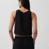Tanktop i bomullsgasväv
