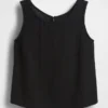 Tanktop i bomullsgasväv