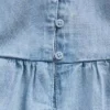 Tanktop i denim med lager-på-lager-design för barn