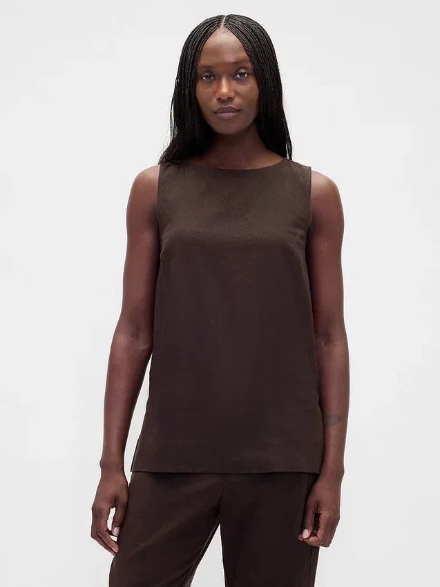Tanktop i linneblandning