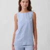 Tanktop i linneblandning