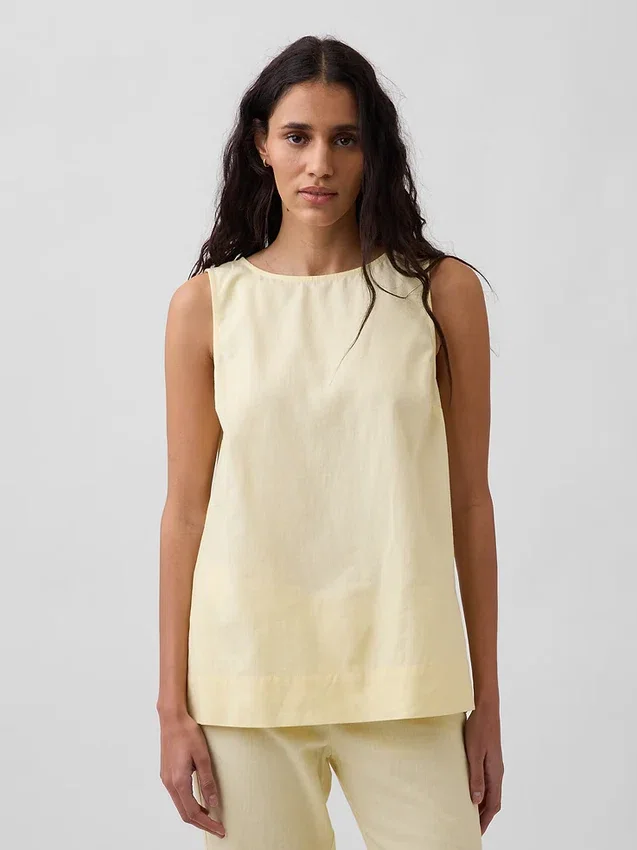 Tanktop i linneblandning