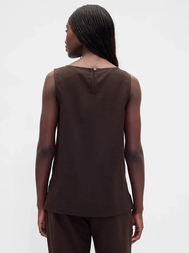 Tanktop i linneblandning