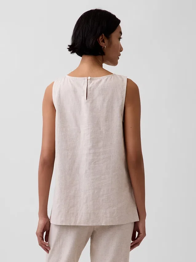 Tanktop i linneblandning