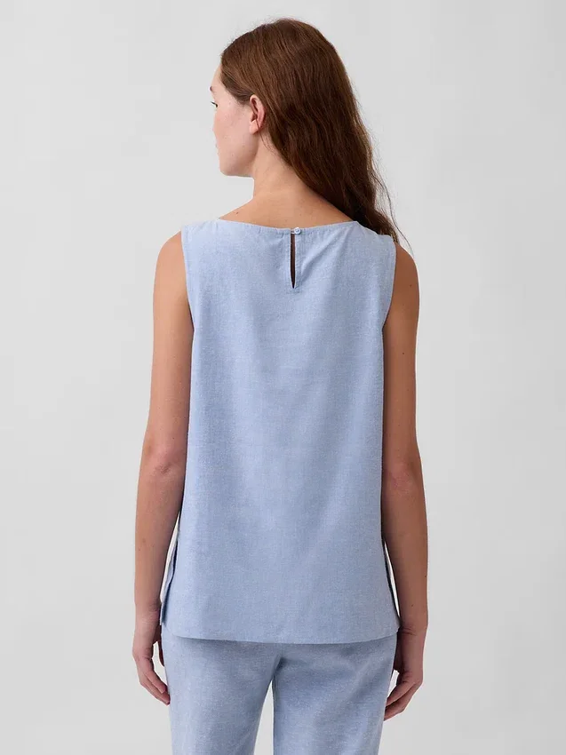 Tanktop i linneblandning