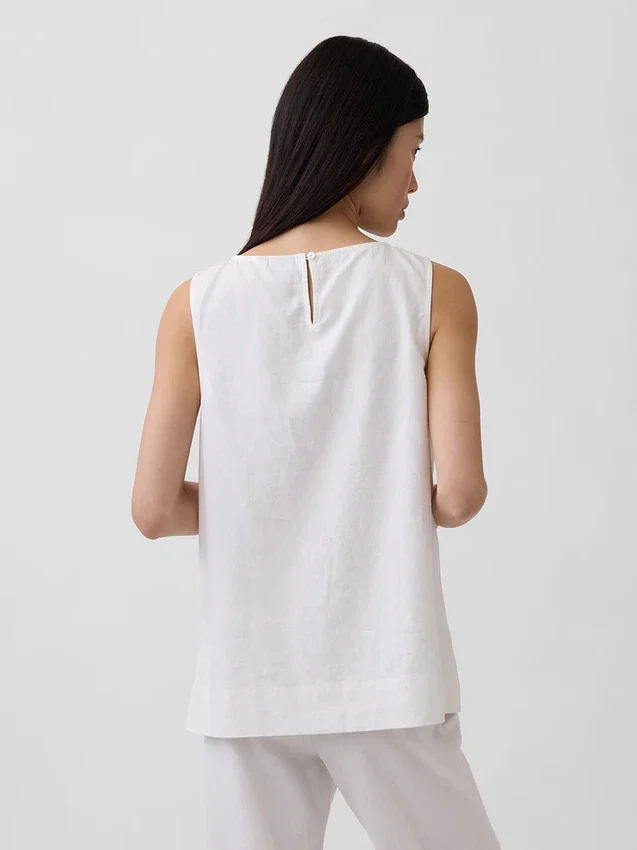 Tanktop i linneblandning