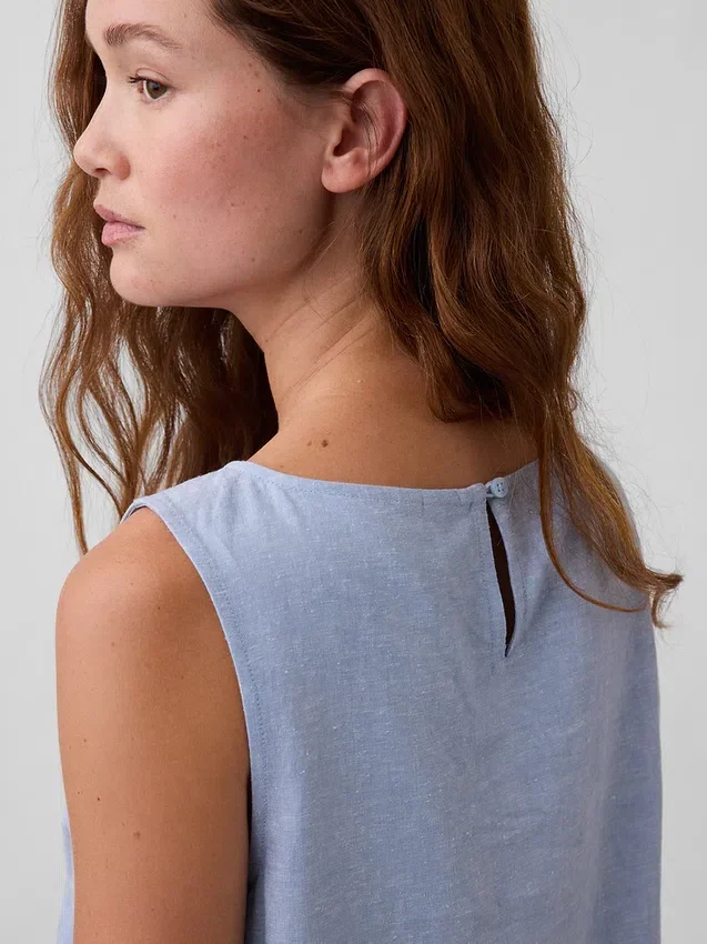 Tanktop i linneblandning