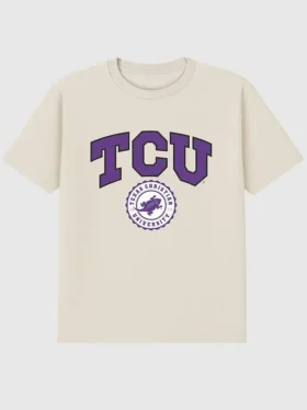 Tcu Texas Christian University Collegiate Seal mörk grafisk T-shirt