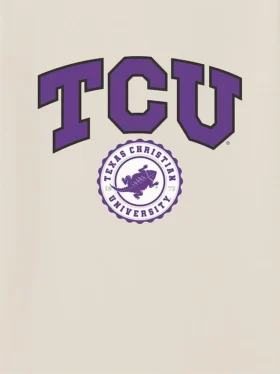 Tcu Texas Christian University Collegiate Seal mörk grafisk T-shirt