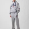 Team USA-joggingbyxor i kraftig fleece för vuxna