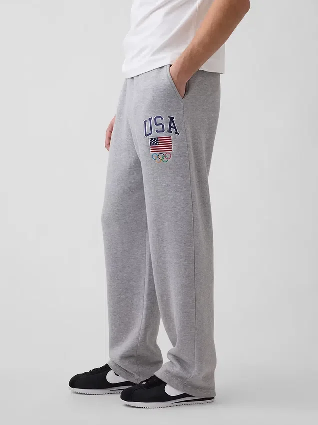 Team USA-joggingbyxor i kraftig fleece för vuxna