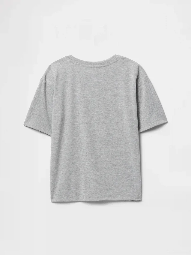 Återvunnen oversized pyjamas-T-shirt för barn