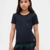 Återvunnen pyjamas-T-shirt med pointellemönster för barn