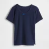 Återvunnen pyjamas-T-shirt med pointellemönster för barn