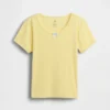 Återvunnen pyjamas-T-shirt med pointellemönster för barn
