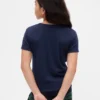 Återvunnen pyjamas-T-shirt med pointellemönster för barn