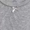 Återvunnen pyjamas-T-shirt med pointellemönster för barn