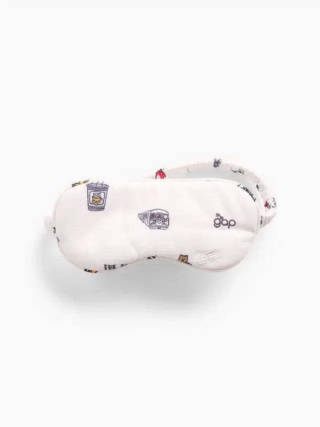 Återvunnen sömnmask för barn med Gap Logo