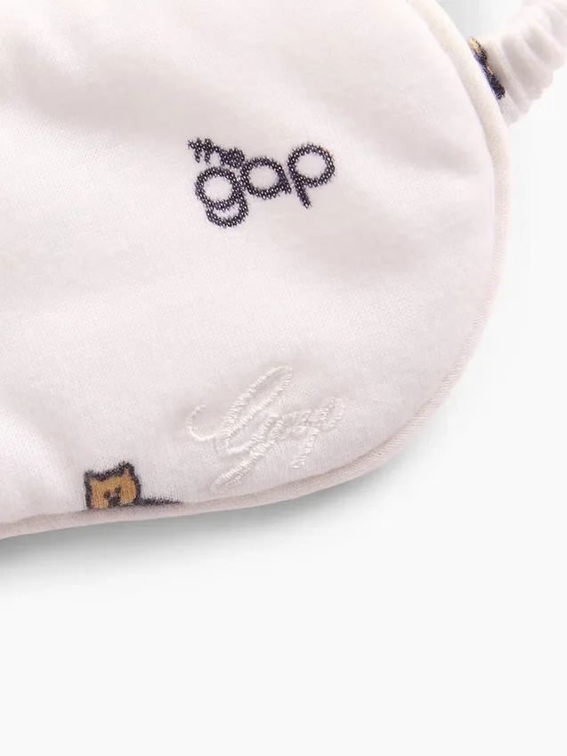 Återvunnen sömnmask för barn med Gap Logo