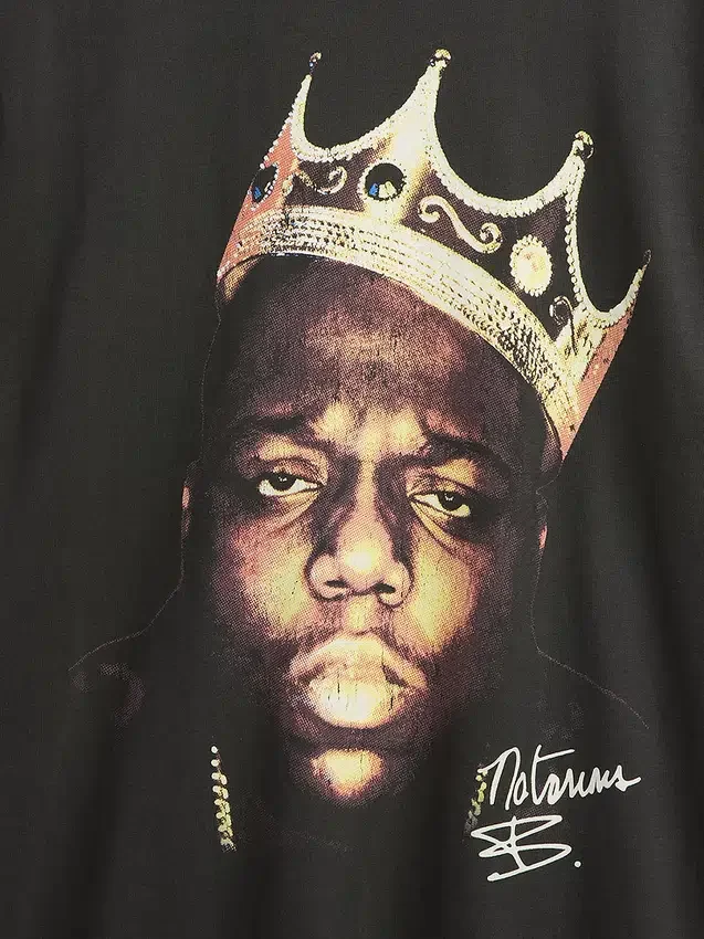 The Notorious B.I.G. T-shirt med grafiskt tryck i avslappnad passform