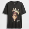 The Notorious B.I.G. T-shirt med grafiskt tryck i avslappnad passform