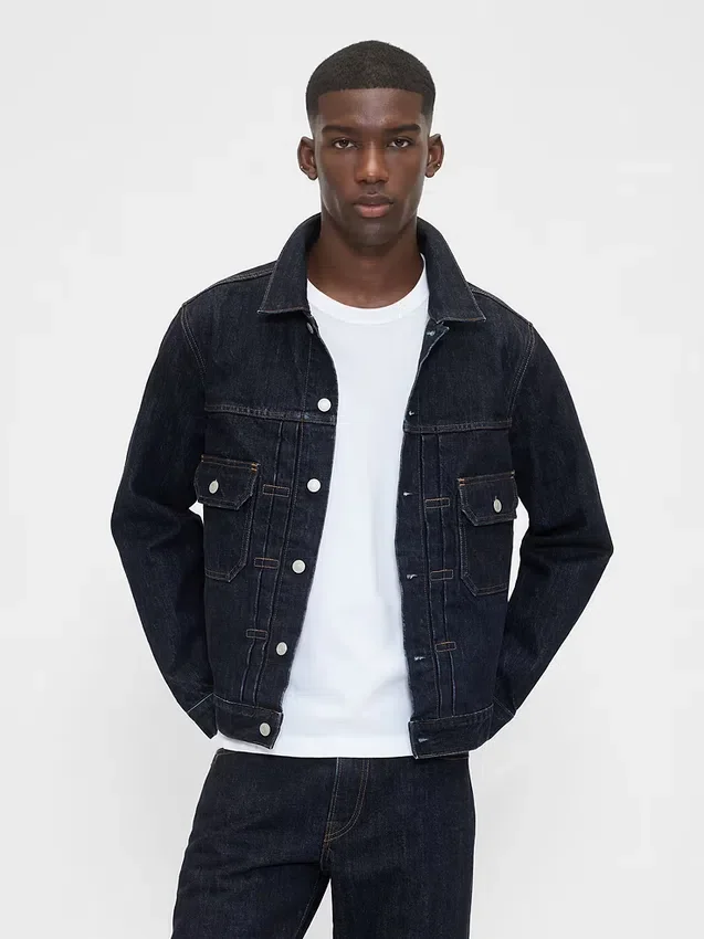 Tjock denimjacka