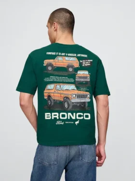 Tjock Ford-T-shirt med tryck