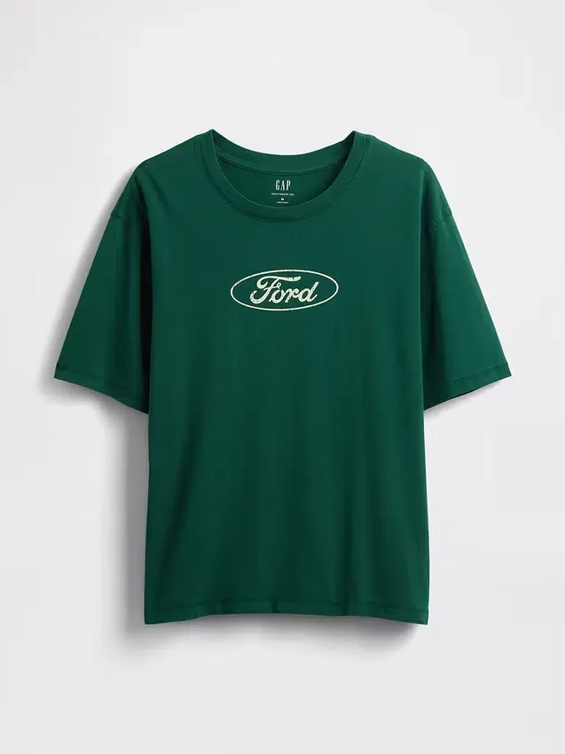 Tjock Ford-T-shirt med tryck