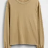 Tjock, kort T-shirt