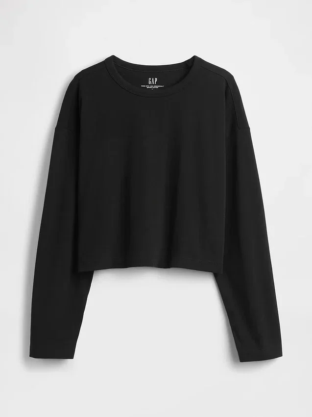 Tjock, kort T-shirt