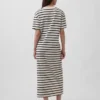 Tjock, oversized maxiklänning i T-shirt-stil