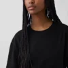 Tjock, oversized maxiklänning i T-shirt-stil