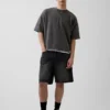 Tjock oversized-tröja i fransk frotté