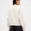 Tjock oversized-tröja i fransk frotté