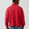 Tjock, oversized tröja med logo och kvartslås