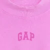 Tjock sweatshirt i fransk frotté med hög krage och oversized-passform